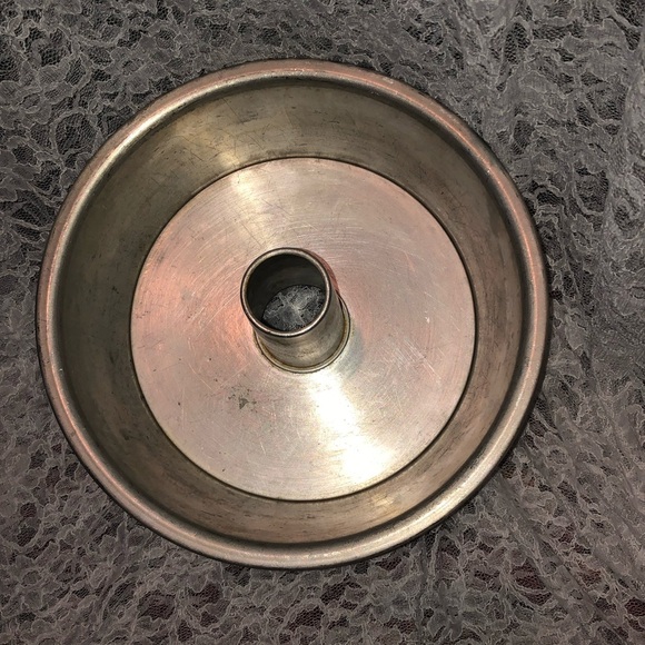 Vintage Silver Angel food cake pan - Picture 1 of 7
